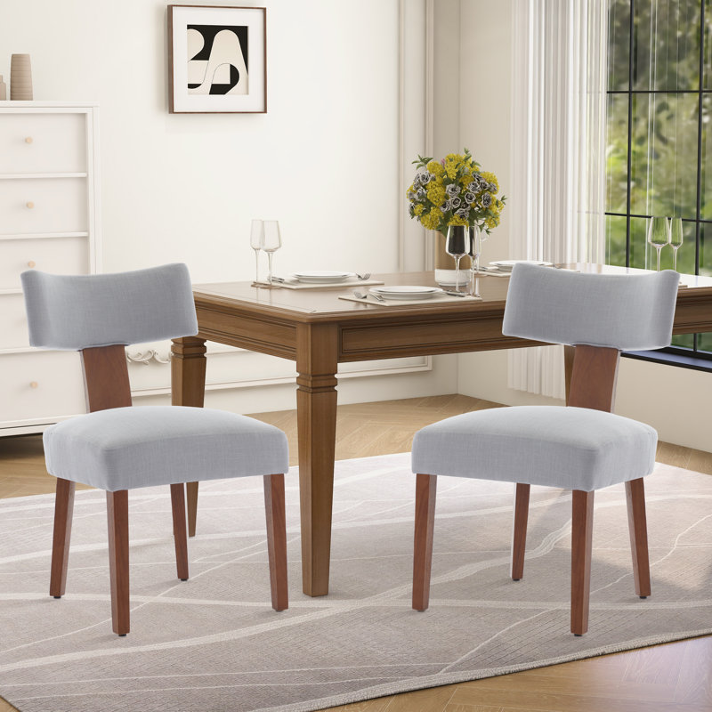 Chaise rembourrée l 20,45 po, Gris