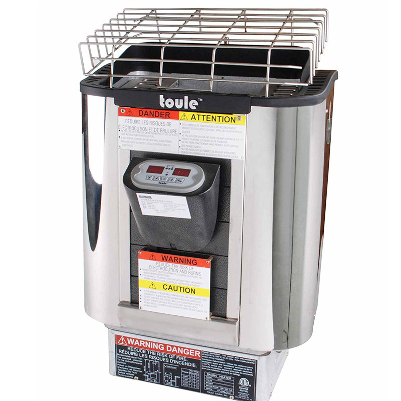 Toule 3KW Stainless Steel Wet Dry Sauna Heater with Digital Controller