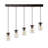 Dunmyer 5 - Light Oil Rubbed Bronze Kitchen Island Pendant
