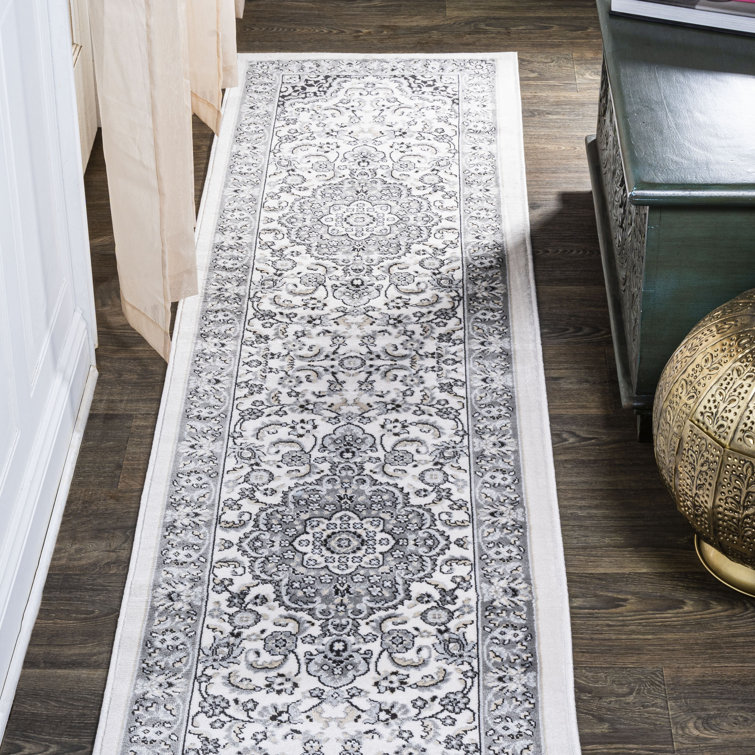 Arignote Modern Persian Floral Gray/Cream Rug