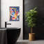 Vibrant Funk Soul Abstract Modern Architecture Wall Art Print-135625130