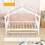 Lit en bois en forme de maison avec lit gigogne escamotable et tête de lit-2100750090-2100750093