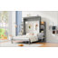 Lit escamotable double pleine grandeur avec tablettes-371164159-371164152