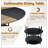 47.3-inch diameter modern splicing circular dining table - double-layer storage