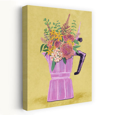 Contemporary Art Colourful Modern Flower Art