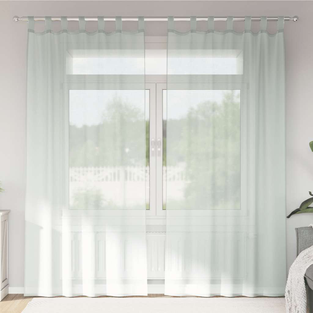 Semi Sheer Curtain Pair