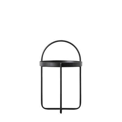 Certie Tray Top Cross Legs End Table