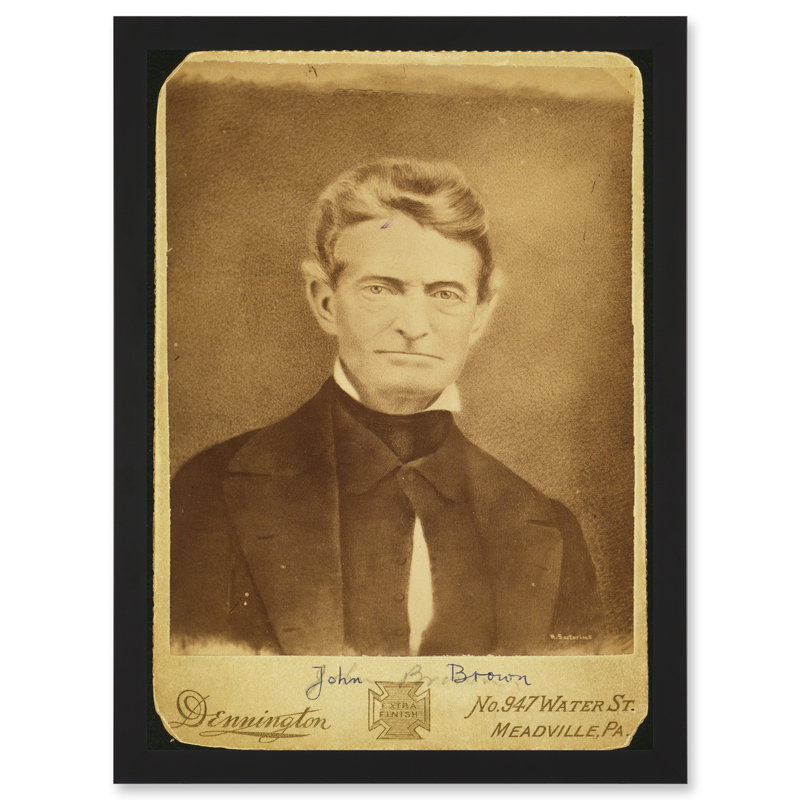Paintings Portrait John Brown Abolitionist Slavery USA - Single Picture Frame Print
