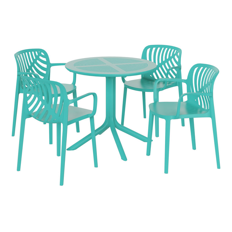 Ensemble repas extérieur pour 4 personnes, Teal