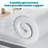 3'' Bamboo Fiber Blend Hemp Pattern Gel Memory Foam Mattress Topper-458535793