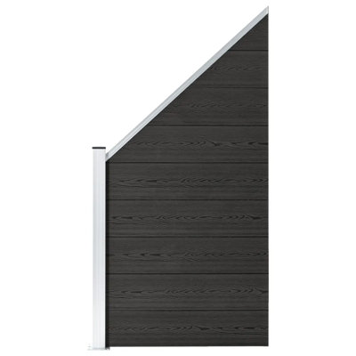 Fence Panel WPC 95x(105-180) cm