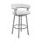 Kellum Swivel Counter and Bar Height Barstool with Arms in Faux Leather Upholstery and Metal Legs-90763181-90763189-90850231