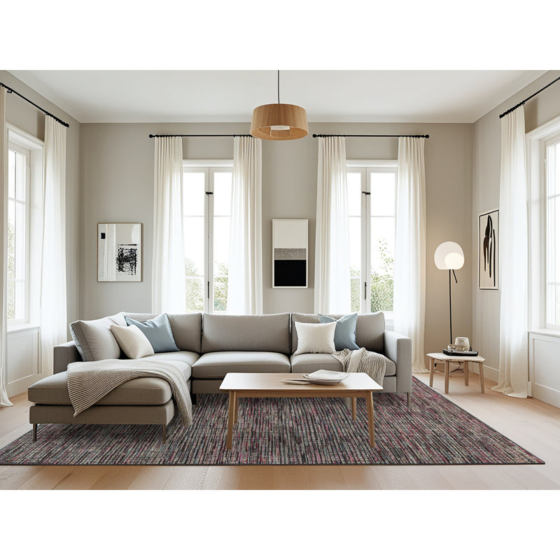 Abstract Indoor Rug, Rectangle 8' x 12'
