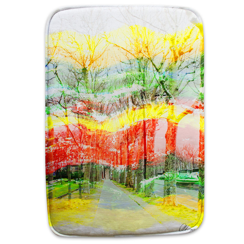 Neilah Polyester Shower Curtain Set