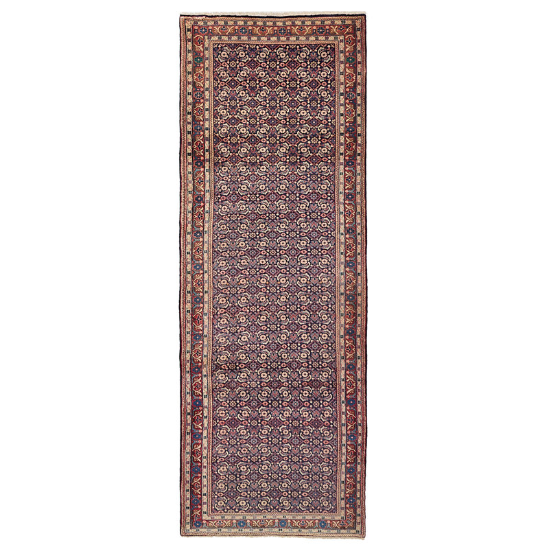 Tapis bleu marine Andelz 3 pi 2 po x 9 pi 6 po