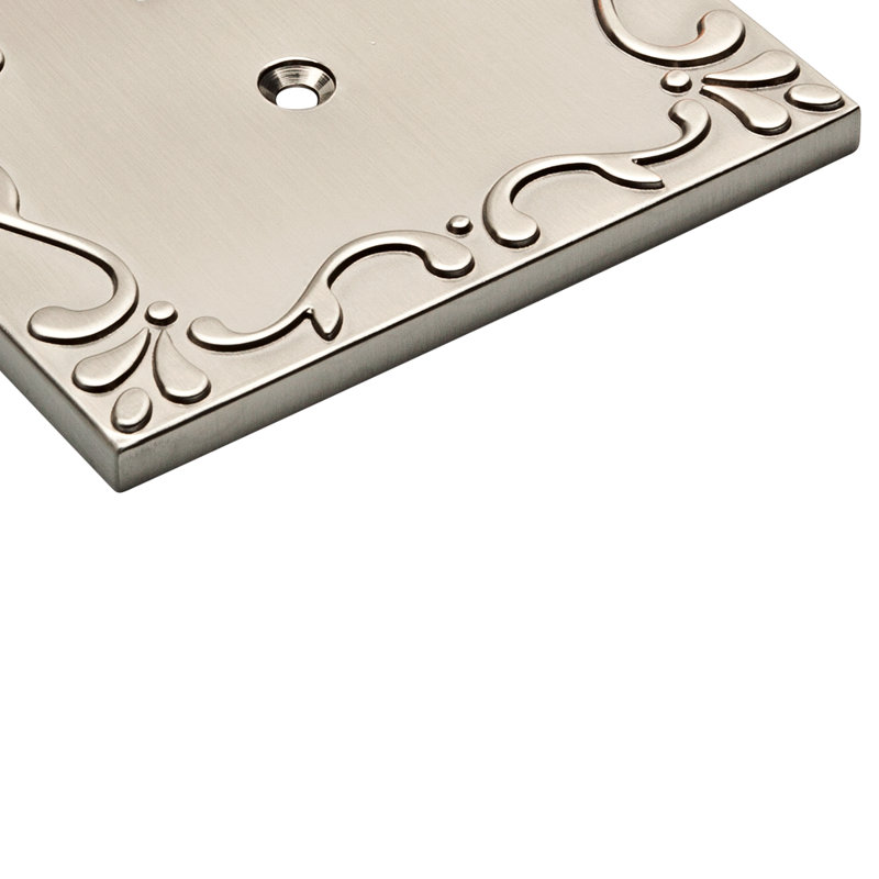 Plaque murale berçante Classic, Nickel brossé