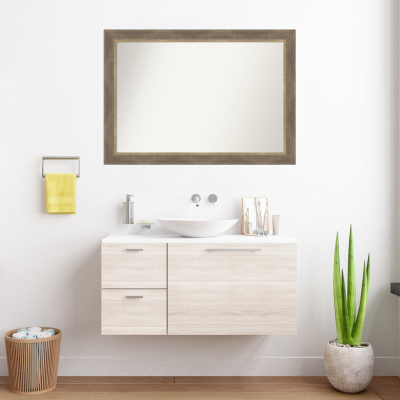 Miroir de salle de bain mural Driftwood, 28,75 po x 40,75 po