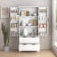 Garde-manger en MDF de l 31,49 po x P 15,75 po x H 71,65 po - Blanc