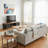 4 Pieces Fir Living Room Table Set