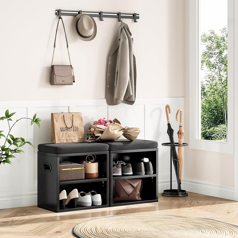 Latitude Run® Small Shoe Bench For Entryway Shoe Bench With