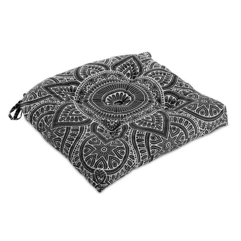 Outdoor Lounge Chair Chair Pad, Black