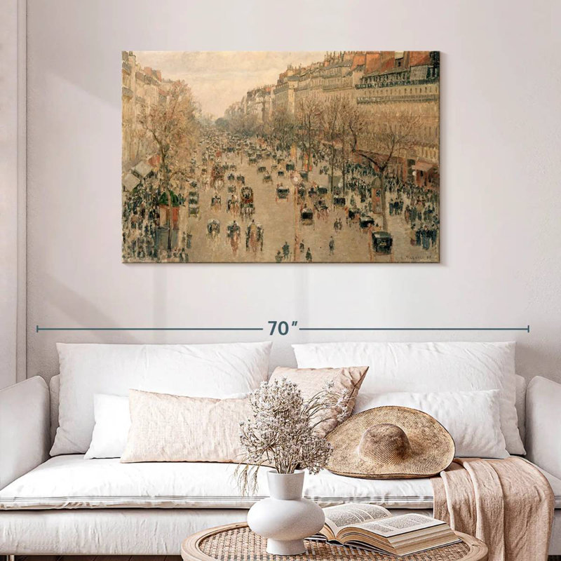 Sirci Boulevard Montmartre à Paris, H 30 po x l 45 po