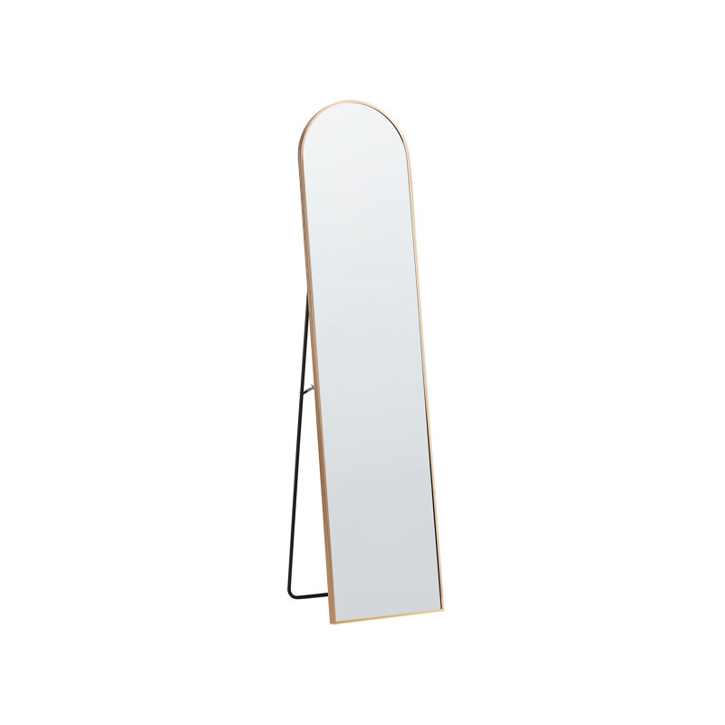 Kirrin Metal Flat Floor Mirror, Gold