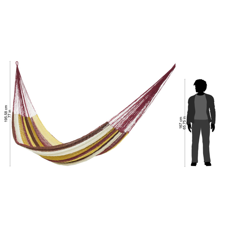 Sumaiyah 1 Person Classic Hammock, Brown