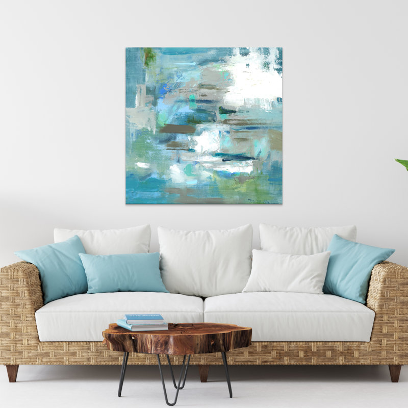 Tranquil Colors par Dana McMillan - Toile tendue, H 16 po x l 16 po x P 1,5 po