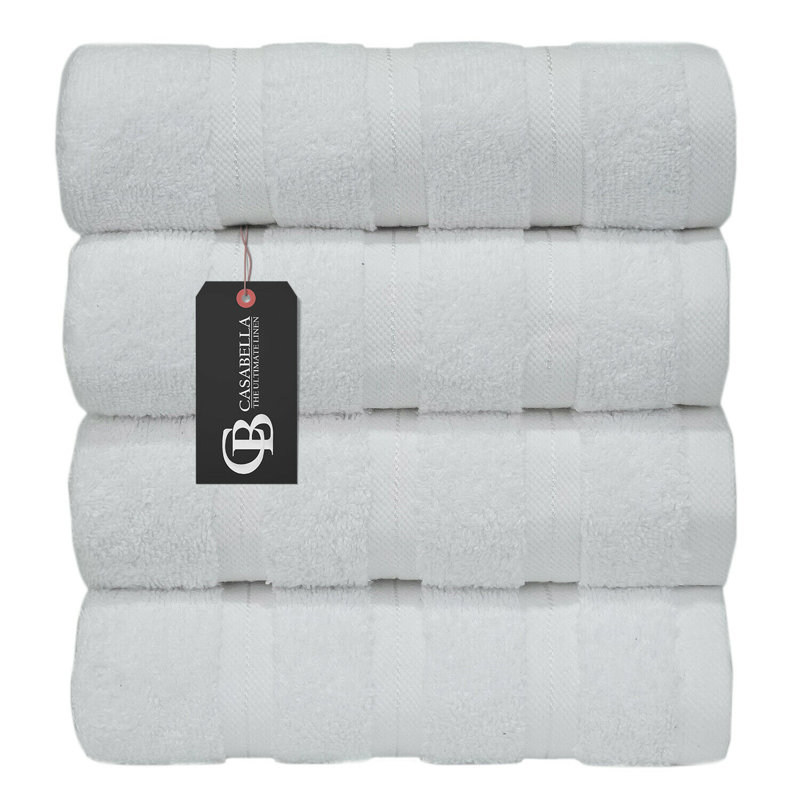 Casabella Luxury Hand Towel, White