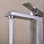 Robinet pour salle de bain à poignée simple - Rouille, contrôle facile du débit d'eau en acier inoxydable, installation facile