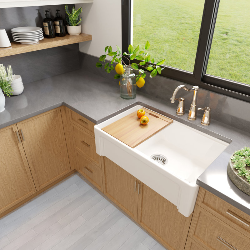 Cape 33'' L Farmhouse Single Basin Kitchen Sink