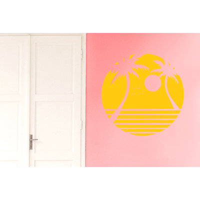 Nautical & Beach Non-Wall Damaging Wall Decal