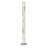 49" Exposed Rope LED Minari Clear Column Floor Lamp