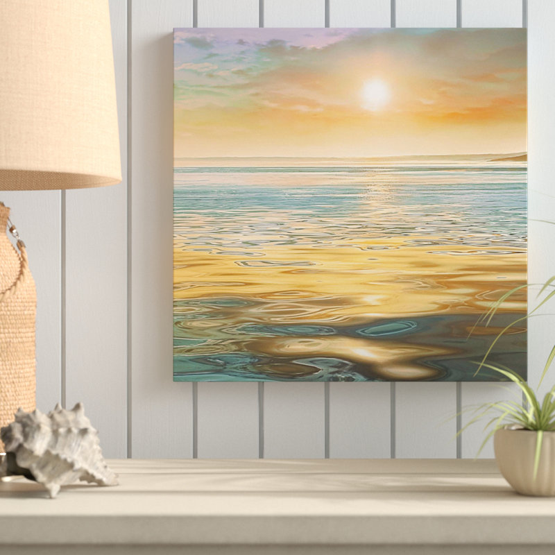 «Evening Calm», reproduction, H 18 po x l 30 po x P 1 po, Toile tendue