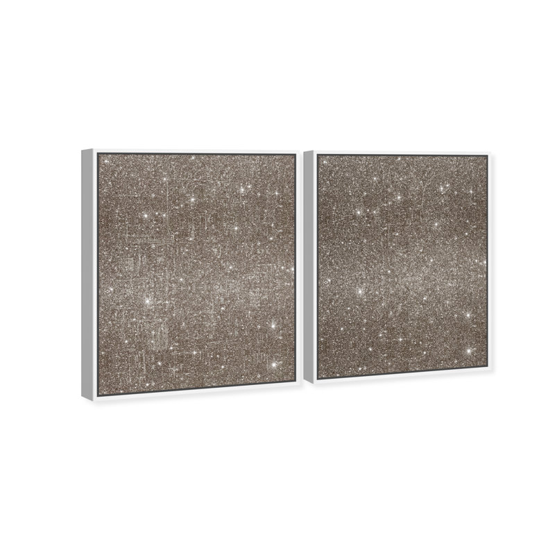 Lost City Set Canvas Architecture Print by Oliver Gal, Black Frame, 16 x 20, 21"H x 25"W, White Floater Frame