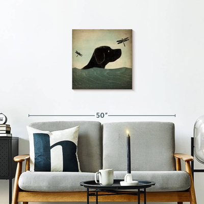 Nage de chien noir Brampt