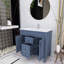 Meuble-lavabo avec lavabo supérieur 36 po Earlette, 2 portes à fermeture douce et 2 tiroirs