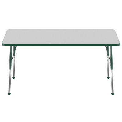 Rectangle T-Mold Adjustable Height Activity Table