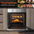 24 In. Electric Single Wall Oven, 2.5 Cu. Ft. Capacity, built-in Oven with 2 Racks In Stainless Steel