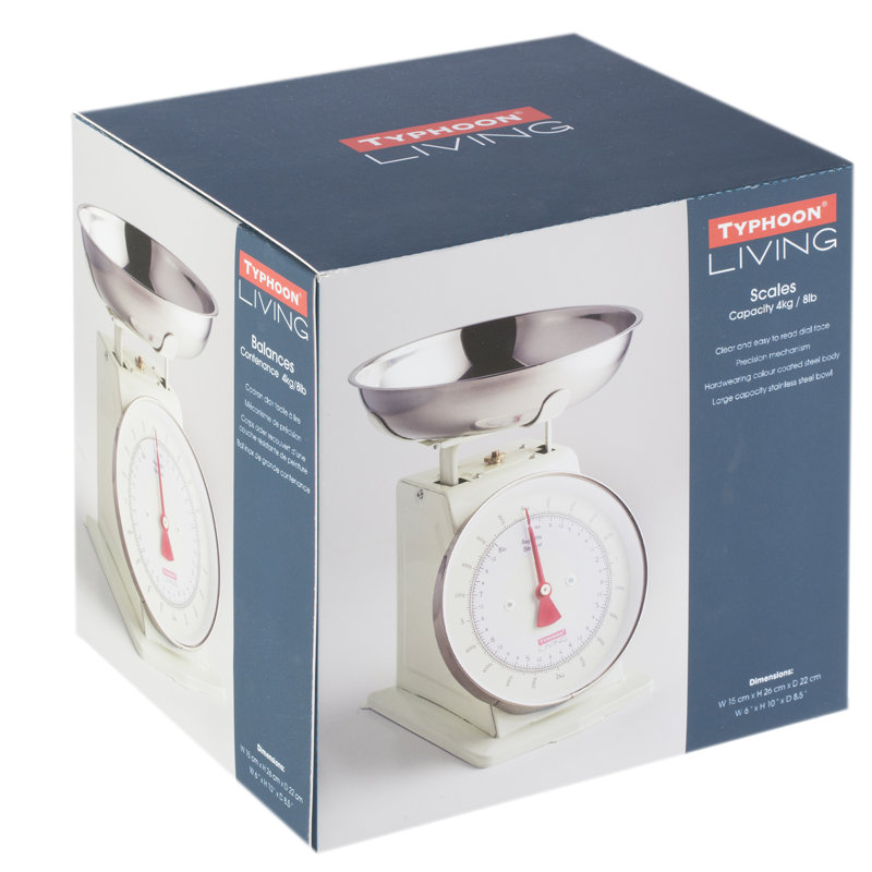 Living Mechanical Kitchen Scale, Cream