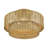 Weavington 3 Light Antique Gold Leaf Large Semi-flush-121436179-121436176