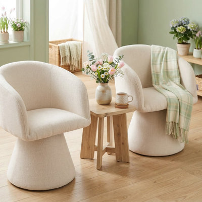 Chaises de salle à manger rembourrées Aurelio