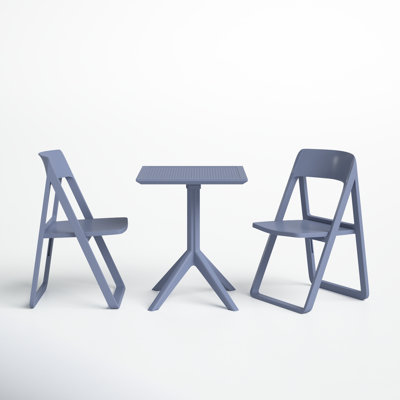 Farrah Square 2 - Person 23.6" Long Bistro Set