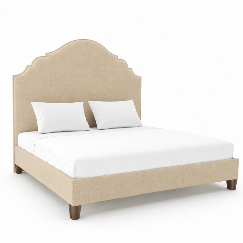 Lit Hamilton avec rails de 9 po, Espresso, Grand lit, Latte performance Maestro Ultra