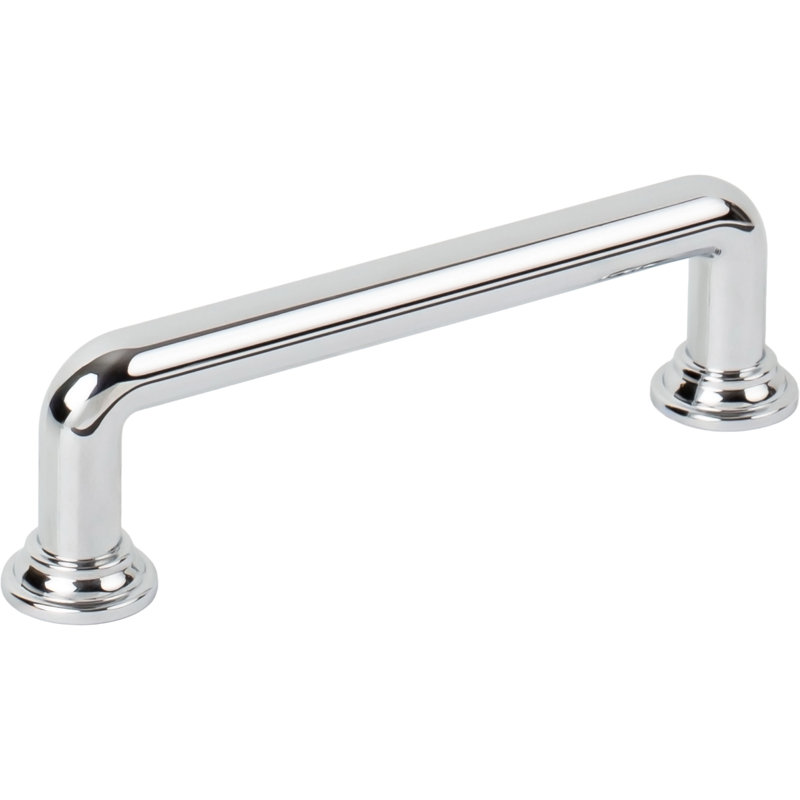 Davis Bar Pull, 3 39/50", Polished Chrome
