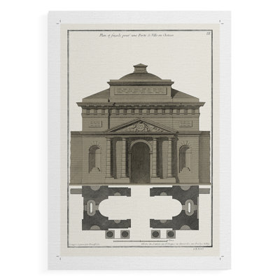 Buildings & Facades III -Canvas Print Only - NOT FRAMED