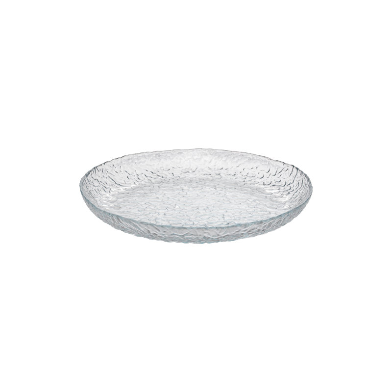 Brisa Glass Salad Plates, Clear