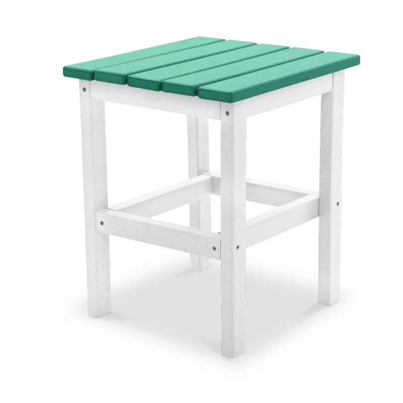 Table d'appoint Leighton, Blanc / Aruba