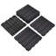 Carreaux de terrasse carrés, paquet de 6-87457716